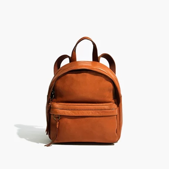 Madewell Handbags - Maxwell The Lorimer Mini Leather Backpack, EUC